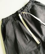 cotton viara mini check  2タックイージーパンツ