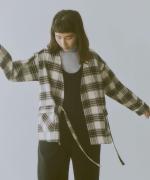 cotton viera tartan check ガウンジャケット