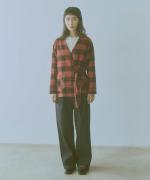 cotton viera tartan check ガウンジャケット