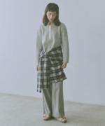cotton viera tartan check　レイヤードスカート