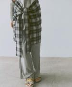 cotton viera tartan check　レイヤードスカート