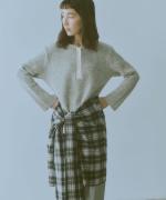 cotton viera tartan check　レイヤードスカート