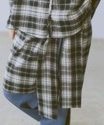 cotton viera tartan check　レイヤードスカート