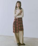 cotton viera tartan check　レイヤードスカート