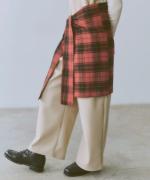 cotton viera tartan check　レイヤードスカート