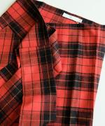 cotton viera tartan check　レイヤードスカート