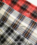 cotton viera tartan check　レイヤードスカート