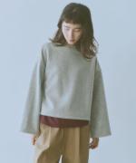 wonderool pile ワイドスリーブプルオーバー