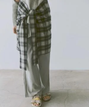 cotton viera tartan check　レイヤードスカート